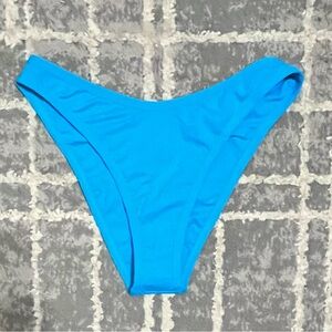 L‎ Space Bitsy cut Whiplash bikini bottom Aqua blue NWT Small